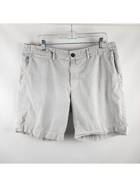Billy Reid Shorts Mens 38 Stone Wynn Chino Shorts (38x8)
